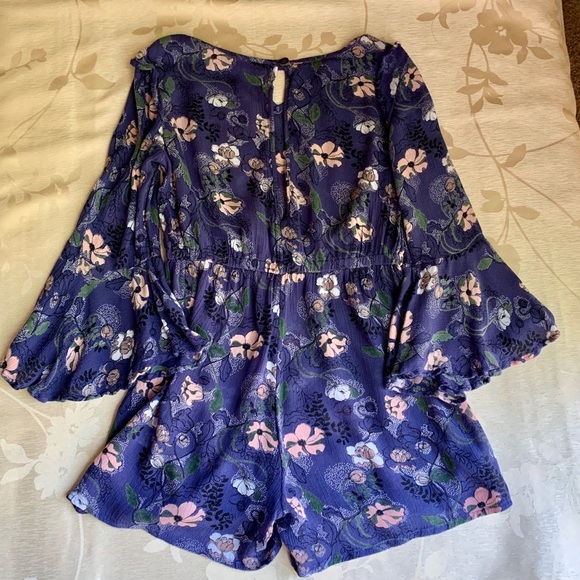 GEORGEOUS Blue Romper by Harper Canyon - Picture 9 of 13